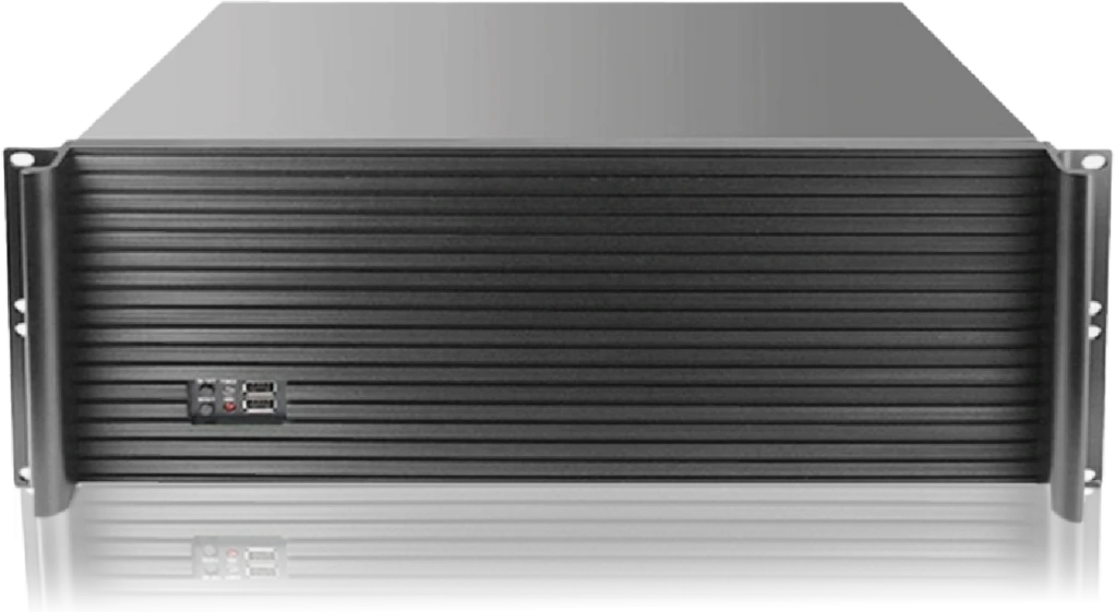 MindServer rack-mount unit with multiple GPU cards